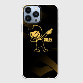 Чехол для iPhone 13 Pro Max с принтом Bendy and the ink machine золотистый ,  |  | bendy | bendy and the ink machine | бенди | бенди и чернильная машина | большие чудеса | взлёты и падения | движущиеся картинки | последняя бобина | старая песня