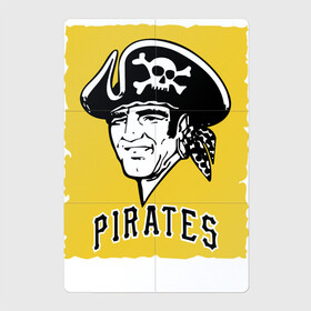 Магнитный плакат 2Х3 с принтом Pittsburgh Pirates baseball , Полимерный материал с магнитным слоем | 6 деталей размером 9*9 см | baseball | cocked hat | hype | pirate | pittsburgh | skull | team | бейсбол | пират | питсбург | треуголка | хайп | череп