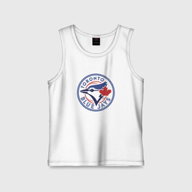 Детская майка хлопок с принтом Toronto Blue Jays ,  |  | Тематика изображения на принте: baseball | bird | canada | jay | team | toronto | бейсбол | канада | птица | сойка | торонто