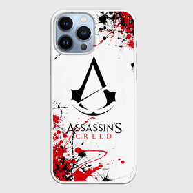 Чехол для iPhone 13 Pro Max с принтом Assassins creed Черно красные брызги. ,  |  | slayer | valhalla | асасин | ассасин крид | ассасин крид вальгалла | ассассин | вальгалла | тамплиеры