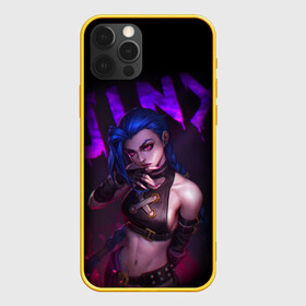 Чехол для iPhone 12 Pro с принтом JINX ARCANE НАДПИСЬ | LEAGUE OF LEGENDS , силикон | область печати: задняя сторона чехла, без боковых панелей | akali | arcane | fan | fan art | hero | jinx | kda | kda mas | league of legends | lol | moba | акали | аркейн | герой | джинкс | кда | лига легенд | лол | моба