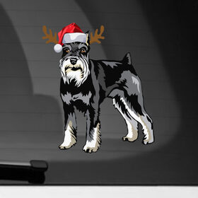 Наклейка на автомобиль с принтом New Year - Dog , ПВХ |  | 2022 | christmas | claus | dog | new year | santa | snow | tiger | winter | год тигра | дед мороз | елка | животные | зима | мороз | новый год | олень | пёс | подарок | праздник | рождество | санта клаус | снег | снеговик | снегурочка