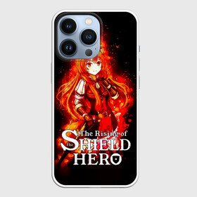 Чехол для iPhone 13 Pro с принтом Рафталия в огне   The Rising of the Shield Hero ,  |  | anime | light novel | manga | rafutaria | the rising of the shield hero | аниме | восхождение героя щита | енотовидная собака | императрица кутенро | клановый герой | клановый герой катаны | манга | повелительница | рабыня