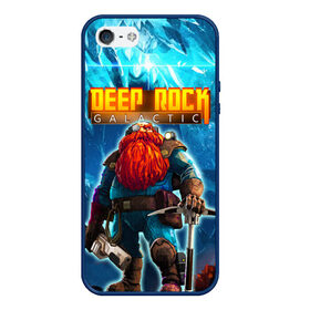 Чехол для iPhone 5/5S матовый с принтом Deep Rock Galactic / Scout , Силикон | Область печати: задняя сторона чехла, без боковых панелей | collier | deep rock galactic | drg | dwarf | gnome | miner | pitman | scout | гном | дип рок галактик | добыча минералов | космические шахтеры | разведчик | шахтеры