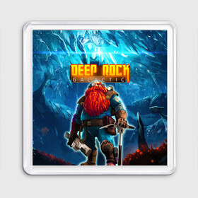 Магнит 55*55 с принтом Deep Rock Galactic / Scout , Пластик | Размер: 65*65 мм; Размер печати: 55*55 мм | collier | deep rock galactic | drg | dwarf | gnome | miner | pitman | scout | гном | дип рок галактик | добыча минералов | космические шахтеры | разведчик | шахтеры