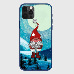 Чехол для iPhone 12 Pro Max с принтом Маленький гном Санта , Силикон |  | 2022 | дед мороз | новый год | рождество | санта