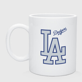 Кружка керамическая с принтом Los Angeles Dodgers - baseball team , керамика | объем — 330 мл, диаметр — 80 мм. Принт наносится на бока кружки, можно сделать два разных изображения | baseball | dodgers | los angeles | team | бейсбол | лосанжелес | сша