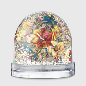 Игрушка Снежный шар с принтом Очень красивые цветы , Пластик | Изображение внутри шара печатается на глянцевой фотобумаге с двух сторон | живопись | красота | природа | растение | цветы