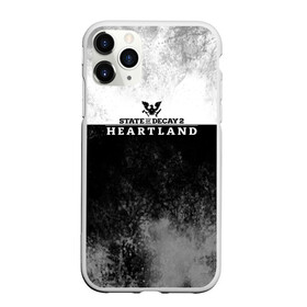 Чехол для iPhone 11 Pro матовый с принтом State of Decay | Heartland | Logo , Силикон |  | heartland | logo | state of decay | survival horror | undead labs | загнивающий штат | зомби апокалипсис | лого | логотип | стадия разложения | стейт оф декай | эмблема