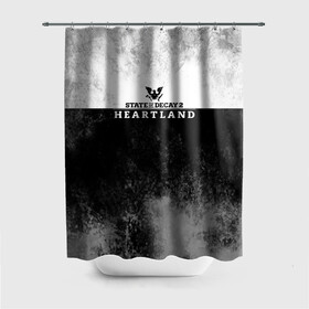Штора 3D для ванной с принтом State of Decay | Heartland | Logo , 100% полиэстер | плотность материала — 100 г/м2. Стандартный размер — 146 см х 180 см. По верхнему краю — пластиковые люверсы для креплений. В комплекте 10 пластиковых колец | Тематика изображения на принте: heartland | logo | state of decay | survival horror | undead labs | загнивающий штат | зомби апокалипсис | лого | логотип | стадия разложения | стейт оф декай | эмблема