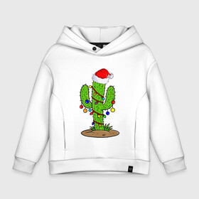 Детское худи Oversize хлопок с принтом НОВОГОДНИЙ КАКТУС CHRISTMAS CACTUS , френч-терри — 70% хлопок, 30% полиэстер. Мягкий теплый начес внутри —100% хлопок | боковые карманы, эластичные манжеты и нижняя кромка, капюшон на магнитной кнопке | 2022 | cactus | christmas | cold | garland | klaus | merry | new | santa | snow | winter | year | герлянды | гирлянда | год | елка | ёлки | ель | зима | кактус | клаус | мороз | новый | рождество | санта | снег | фонарики | холод