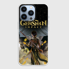 Чехол для iPhone 13 Pro с принтом ГЕНШИН ИМПАКТ ЧЖУН ЛИ   GENSHIN IMPACT ,  |  | genshin impact | геншин | геншин импакт | двалин | дракон | остров | призрак | тарталья | чжун ли