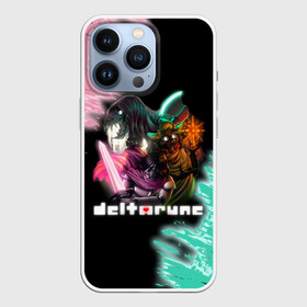 Чехол для iPhone 13 Pro с принтом [Deltarune]   Персонажи ,  |  | deltarune | deltarune 2 | game | undertale символ | дельта | дельтарун | дельтарун 2 | знак руин андертейл | значок дельтарун пиксель | игра | руна