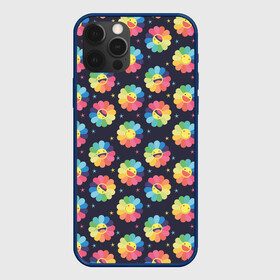 Чехол для iPhone 12 Pro Max с принтом Веселые ромашки , Силикон |  | настроение | паттерн | природа | ромашки | цветик семицветик | цветы