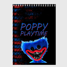 Скетчбук с принтом Хагги ВАГГИ | Poppy Playtime , 100% бумага
 | 48 листов, плотность листов — 100 г/м2, плотность картонной обложки — 250 г/м2. Листы скреплены сверху удобной пружинной спиралью | huggy waggy | poppy playtime | в топе | игра | как у всех | кукла | монстр | плэйтайм | подарок | попи плей тайм | попиплейтам | поппи плейтайм | поппиплэйтайм | рекомендации | удивить | хагги вагги | хаги ваги