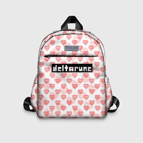 Детский рюкзак 3D с принтом DELTARUNE PATTERN LOGO , 100% полиэстер | лямки с регулируемой длиной, сверху петелька, чтобы рюкзак можно было повесить на вешалку. Основное отделение закрывается на молнию, как и внешний карман. Внутри дополнительный карман. По бокам два дополнительных кармашка | deltarune | deltarune 2 | game | patern | pattern | undertale символ | дельта | дельтарун | дельтарун 2 | знак руин андертейл | значок дельтарун пиксель | игра | патерн | паттерн | руна