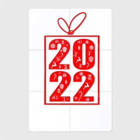 Магнитный плакат 2Х3 с принтом Лучший подарок 2022 , Полимерный материал с магнитным слоем | 6 деталей размером 9*9 см | Тематика изображения на принте: идея для подарка на новый год | идея для подарков нг | лучший новый год | новый год | одежда к новому году | подарок 2022 | подарок на новый год