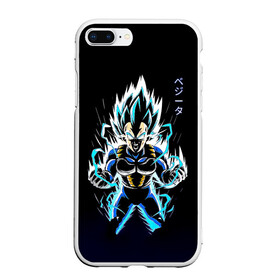 Чехол для iPhone 7Plus/8 Plus матовый с принтом Разряд молнии Гоку - Dragon Ball , Силикон | Область печати: задняя сторона чехла, без боковых панелей | anime | dragon ball | dragon ball super | dragon ball z | dragonball | goku | kakarotto | manga | son goku | аниме | будока | гоку | драгон болл | драгонболл | жемчуг дракона | манга | сайян | сон гоку | фермер редиски