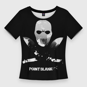 Женская футболка 3D Slim с принтом Point Blank Free Rebels ,  |  | ctforce | free rebels | point blank | project blackout | динозавр | игры | миротворец | повстанец