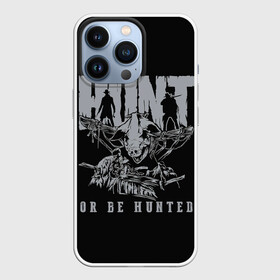 Чехол для iPhone 13 Pro с принтом Будь охотником или дичью ,  |  | Тематика изображения на принте: game | games | hunt showdown | игра | игры