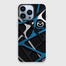 Чехол для iPhone 13 Pro с принтом MAZDA 3D Texture Logo ,  |  | Тематика изображения на принте: auto | autosport | avto | car | mazda | race | street racing | авто | автоспорт | гонки | мазда | марка | машина | тачка