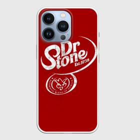 Чехол для iPhone 13 Pro с принтом Dr. Stone логотип ,  |  | anime | dr stone | dr stone stone wars | e  mc2 | manga | senku | senkuu ishigami | аниме | вождь деревни исигами | десять миллиардов процентов | доктор камень | доктор стоун | докута сутон | исигами сенку | исигами сэнку | манга