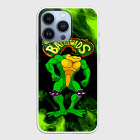 Чехол для iPhone 13 Pro с принтом Battletoads Rash ,  |  | battle toads | battletoads | frog | rash | toad | батл тодс | батлтоадс | батлтодс | боевые жабы | жаба | лягушка | реш | рэш