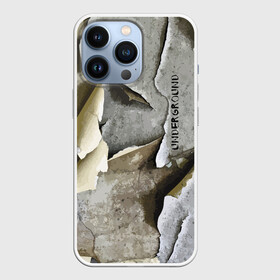 Чехол для iPhone 13 Pro с принтом Underground 2057 ,  |  | Тематика изображения на принте: art | hype | plaster | texture | underground | vanguard | авангард | искусство | текстура | хайп | штукатурка