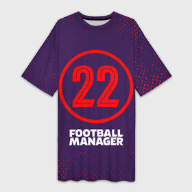 Платье-футболка 3D с принтом FOOTBALL MANAGER 2022  Потертости ,  |  | 2022 | fifa | football | manager | sport | арсенал | барселона | гранж | игра | интер | ливерпуль | мадрид | манчестер | менеджер | реал | спорт | спортивная | фифа | футбол | футбольная