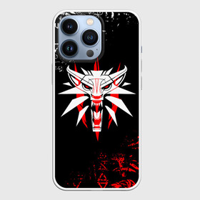 Чехол для iPhone 13 Pro с принтом ВЕДЬМАК ВОЛК LOGOBOMBING SYMBOL THE WITCHER ,  |  | geralt | the witcher | the witcher wild hunt | witcher | wolf | аард | аксий | белый волк | бестиарий | ведьмак | ведьмак 3 | волк | геральт | игни | ирден | йенифер | каер морхен | квен | охотник | трисс | цири | школа волка