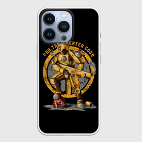 Чехол для iPhone 13 Pro с принтом Боевой робот Империума ,  |  | Тематика изображения на принте: fantasy | waha | warhamer | warhammer | warhammer 40000 | warhammer 40k | вархамер | вархаммер | вархаммер 40000 | вархаммер 40к | ваха | фентази