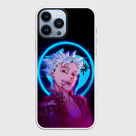 Чехол для iPhone 13 Pro Max с принтом BAN SEVEN DEADLY SINS NEON | БАН ,  |  | Тематика изображения на принте: anime | ban | meliodas | nanatsu no taizai | seven deadly sins | аниме | бан | гаутер | гила | гилсандер | гриамор | диана | дрейфус | заратрас | кинг | манга | мелиодас | мерлин | хаузер | хельбрам | 