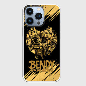 Чехол для iPhone 13 Pro с принтом WORLD BENDY ,  |  | bendy | bendy and the ink machine | world bendy | бенди | бенди и чернильная машина | большие чудеса | взлёты и падения | движущиеся картинки | мир бенди | последняя бобина | старая песня