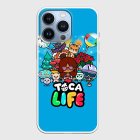 Чехол для iPhone 13 Pro с принтом Toca Boca | Тока Бока зима ,  |  | Тематика изображения на принте: toca boca | детская игра | игра | лого | логотип | персонажи | прикоснуться ко рту | тока бока