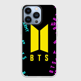 Чехол для iPhone 13 Pro с принтом ЛОГОТИП | БТС | ARMI ,  |  | bts | bts boy | bts love | k pop | love yourself | айдол | битиэс | бтс | как у всех | ким тэ хен | люблю | моя любовь | о боже | подарок | фанфик бтс | хочу | чон чонгук