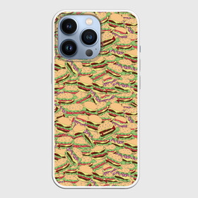 Чехол для iPhone 13 Pro с принтом Гамбургеры (Hamburgers) ,  |  | burger | cheeseburger | fast food | hamburger | hot dog | pizza | taco burrito | блюдо | бургер | быстрое питание | гамбургер | еда | жратва | завтрак | картош | корм | кушанье | макдоналдс | обед | перекус | пицца | пища | повар