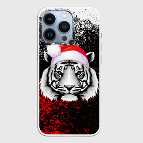 Чехол для iPhone 13 Pro с принтом ТИГР, БРЫЗГИ КРАСОК И НИЧЕГО ЛИШНЕГО 2022 ,  |  | 2022 | beast | merry christmas | new year | red bow | santa hat | snow | tiger | winter | winter is coming | year of the tiger | год тигра | дед мороз | животные | звери | зверь | зима | зима 2022 | зима близко | новог | новогодни