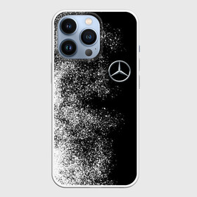 Чехол для iPhone 13 Pro с принтом Чёрно белый | Мерседес ,  |  | amg | auto | bens | benz | logo | merc | mercedes | mercedes benz | mersedes | moto | new | star | vthctltc | авто | амг | бенц | звезда | класс | лого | логотип | мерин | мерс | мерседес | мерседес бенц | мото | новый | символ | символы | ьуксуву