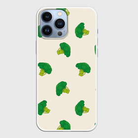 Чехол для iPhone 13 Pro Max с принтом Брокколи паттерн ,  |  | брокколи | веган | вегетарианец | еда | зелень | зож | овощи | паттерн | пп | правильное питание | салаты