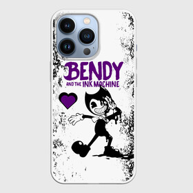 Чехол для iPhone 13 Pro с принтом HEART | BENDY AND THE INK MACHINE ,  |  | bendy | bendy and the ink machine | heart | бенди | бенди и чернильная машина | большие чудеса | взлёты и падения | движущиеся картинки | последняя бобина | сердечко | сердце | старая песня
