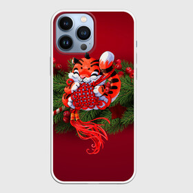 Чехол для iPhone 13 Pro Max с принтом Игривый китайский тигр ,  |  | 2022 | год тигра | новый год | новый год 2022 | символ года | тигр | тигренок | тигрица | тигры