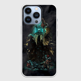 Чехол для iPhone 13 Pro с принтом ТЕМНЕЙШЕЕ ПОДЗЕМЕЛЬЕ   DARKEST DUNGEON ,  |  | abomination | antiquarian | arbalest | bounty hunter | colour of madness | crimson court | crusader | darkest dungeon | game | grave robber | hellion | highwaym | logo | roguelike | shieldbreaker | the shieldbreaker | игра | лого | лог