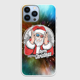 Чехол для iPhone 13 Pro Max с принтом Стерео Санта | 2022 ,  |  | 2022 | christmas | frost | new year | santa claus | год тигра | дед мороз | дедушка мороз | мороз | наступающий год | новогодний | новый год | рождественский | рождество | рождество христово | с новым годом | санта