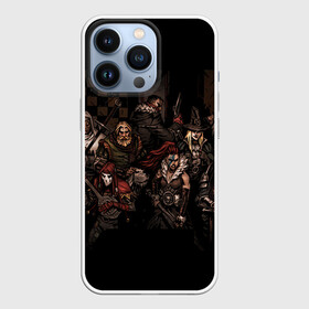 Чехол для iPhone 13 Pro с принтом DARKEST DUNGEON ALL HEROES GAME ,  |  | Тематика изображения на принте: abomination | antiquarian | arbalest | bounty hunter | colour of madness | crimson court | crusader | darkest dungeon | game | grave robber | hellion | highwaym | logo | roguelike | shieldbreaker | the shieldbreaker | игра | лого | лог