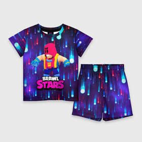 Детский костюм с шортами 3D с принтом GROM BRAWL STARS ГРОМ БРАВЛ СТАРС ,  |  | brawl | brawl stars | brawlstars | grom | бравлстарс | гром