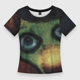 Женская футболка 3D Slim с принтом Universal Hell by Apkx ,  |  | Тематика изображения на принте: apkx | hell | pentagram | universal | ад | космос | пентаграмма