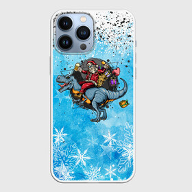 Чехол для iPhone 13 Pro Max с принтом САНТА НА ДИНОЗАВРЕ | 2022 ,  |  | 2022 | beer | christmas | dino | dinosauria | frost | new year | santa claus | дед мороз | дедушка мороз | дино | динозавр | мороз | наступающий год | новогодний | новый год | рождественский | рождество | рождество христов