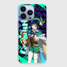 Чехол для iPhone 13 Pro с принтом VENTI GI GENSHIN IMPACT NEON SYMBOL ,  |  | Тематика изображения на принте: anime | genshin impact | venti | venti gi | аниме | венти | венти джи | геншен импакт | геншин импакт | геншин эмпакт | геншинимпакт | игры | персонажи