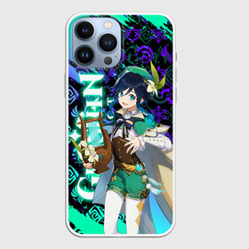 Чехол для iPhone 13 Pro Max с принтом VENTI GI GENSHIN IMPACT NEON SYMBOL ,  |  | Тематика изображения на принте: anime | genshin impact | venti | venti gi | аниме | венти | венти джи | геншен импакт | геншин импакт | геншин эмпакт | геншинимпакт | игры | персонажи