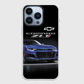 Чехол для iPhone 13 Pro с принтом Chevrolet Camaro ZL1 Motorsport ,  |  | Тематика изображения на принте: car | chevrolet | motorsport | power | prestige | usa | автомобиль | автоспорт | мощь | престиж | сша | шевроле